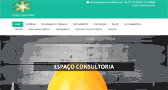 Desktop Screenshot of espacoconsultoria.com