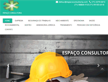 Tablet Screenshot of espacoconsultoria.com